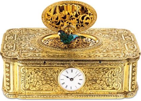 patek philippe bird box|A Patek Philippe Singing Bird Box circa 1866 .